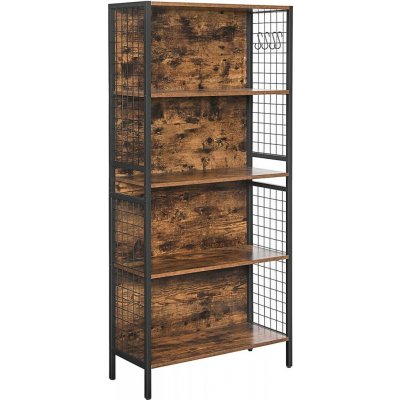 Artenat Knihovna Joel, 155 cm, hnědá – Zboží Dáma