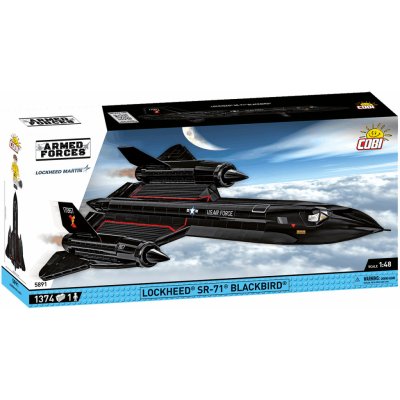 COBI 5891 Armed Forces Americký strategický průzkumný letoun Lockheed SR-71 Blackbird – Zboží Dáma