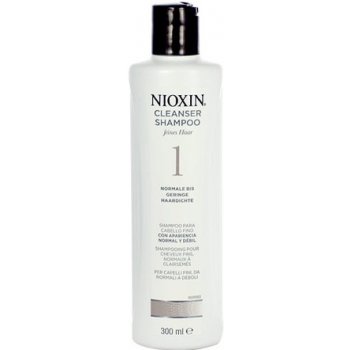 Nioxin System 1 Cleanser šampon 150 ml + System 1 Cleanser šampon 150 ml + System 1 Scalp Revitaliser kondicionér 50 ml System 1 Scalp Treatment Pro jemné a chemicky neošetřené vlasy dárková sada