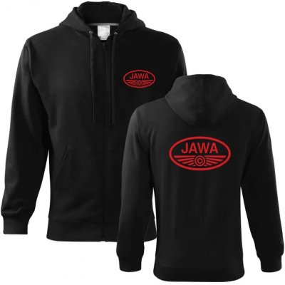 mikina Jawa 2MZ černá červená – Sleviste.cz