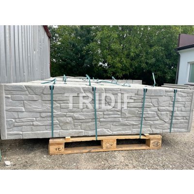 Betonový plotový dílec - lámaný kámen – výška 50 cm