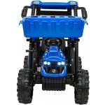 Mamido elektrický traktor Hercules s přívěsem 24V modrá – Zboží Mobilmania