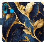 iSaprio Flip s kapsičkami na karty - GoldBlue Huawei P30 Lite – Zboží Mobilmania