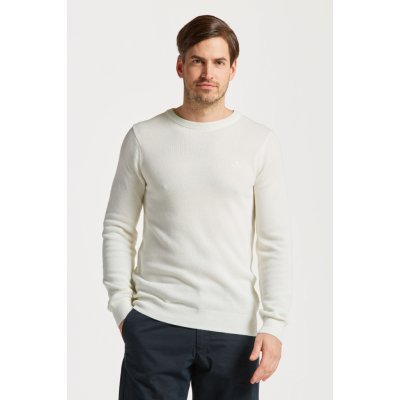 Gant Cotton Pique C-neck bílá – Zboží Mobilmania