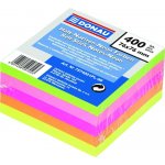 Samolepicí bloček, 76x76 mm, 5x80 lístků, DONAU, neonové barvy – Sleviste.cz