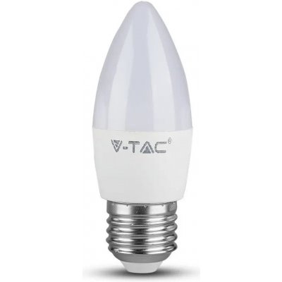 V-TAC E27 LED žárovka 4,5W, 470lm, svíčka Teplá bílá – Hledejceny.cz