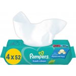 Pampers Fresh Clean vlhčené ubrousky pro děti 4 x 52 ks – Zboží Mobilmania