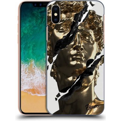 Pouzdro Picasee silikonové Apple iPhone X/XS - Golder čiré – Zboží Mobilmania