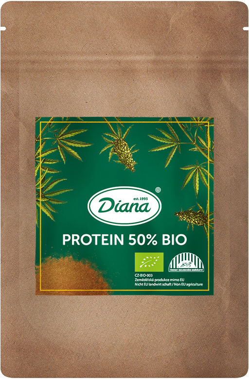 Diana Company Konopný protein 50% prášek BIO 100 g