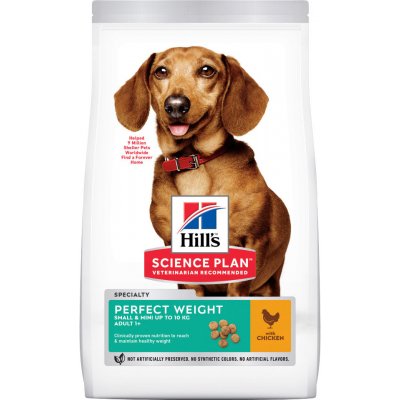 Hill’s Science Plan Adult 1+ Perfect Weight Small & Mini Chicken 2 x 1,5 kg – Hledejceny.cz