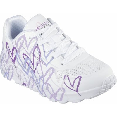 Skechers uno-spread the love 155507-WLPR bílá – Zboží Dáma