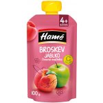Hamé kapsička Broskev Jablko ovocná svačinka 100 g – Zboží Mobilmania