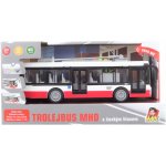 MaDe Trolejbus 28cm mluví česky a svítí – Zboží Mobilmania