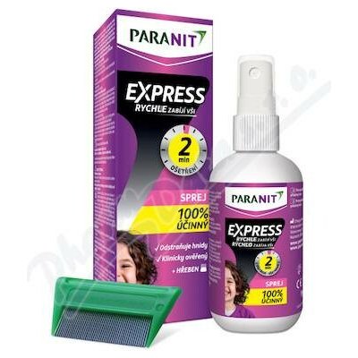 Paranit Express sprej 90 ml + hřeben – Zboží Dáma