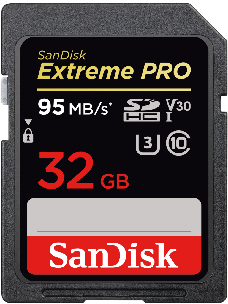 SanDisk Extreme Pro SDHC 32 GB UHS-I U3 V30 SDSDXXG-032G-GN4IN