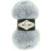 Příze Alize Mohair Classic New 21 šedá