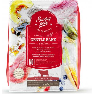Sunday Pets Gentle Bake Adult Small & Medium Breed Beef 1,3 kg – Hledejceny.cz