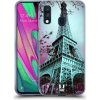 Pouzdro a kryt na mobilní telefon Samsung Pouzdro Head Case Samsung Galaxy A40 RŮŽOVOMODRÁ AIFELOVKA