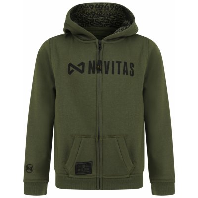 Navitas Mikina CORE Zip Hoody Green