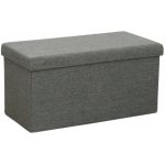 Kondela Skládácí taburet, šedá, ORELIA – Zboží Dáma