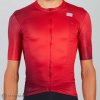 Cyklistický dres Sportful Rocket Dámsky červený/staroružový
