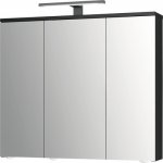 Jokey ARDA BLACK Zrcadlová skříňka (galerka) - černá matná – Zboží Mobilmania