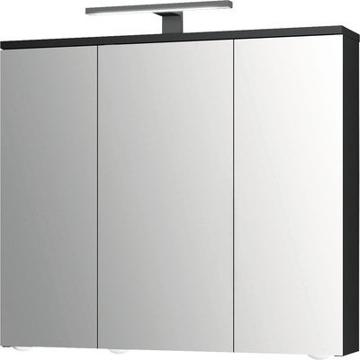 Jokey ARDA BLACK Zrcadlová skříňka (galerka) - černá matná – Zboží Mobilmania