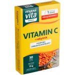 Maxi Vita Herbal Vitamin C + rakytník 30 tablet – Hledejceny.cz