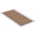Walteco Filcové podložky 40x90mm, samolepicí, hnědé, 5 ks , 85045 – Sleviste.cz