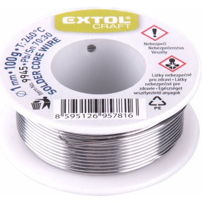 Extol cín pájecí, Ř1mm, 100g, EXTOL CRAFT; 9945 – Zbozi.Blesk.cz