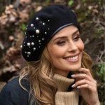 Krumlovanka dámský baret W-0315/018 černý – Hledejceny.cz
