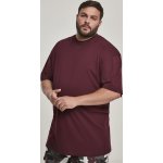 Urban Classics prodloužené bavlněné rovné pánské triko červená vínová – Zboží Mobilmania