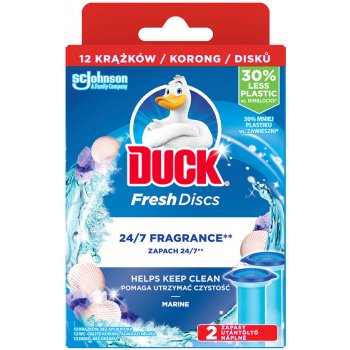 Duck Fresh Discs čistič WC Mořská vůně náhradní níplň 2 x 36 ml