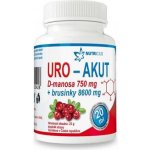 Nutricius URO-AKUT Manosa 750 mg + Brusinky 8600 mg 20 tablet – Hledejceny.cz