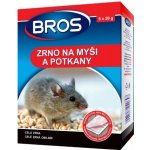 Rodenticid BROS zrno na myši a potkany 6x20g – Hledejceny.cz