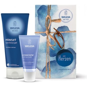 Weleda sprchový gel 200 ml + hydratační krém 30 ml dárková sada