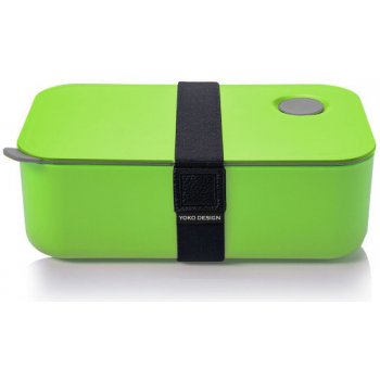Yoko design svačinový box na jídlo 1l zelená