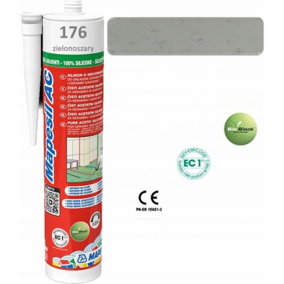 MAPEI Mapesil AC 176 sanitární silikon zelenošedá 310 ml