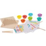 KIK KX5675 Vzdělávací montessori kuličková mozaika 77 ks – Zboží Dáma