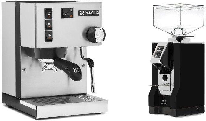 Set Rancilio Silvia E + Eureka Mignon Bravo