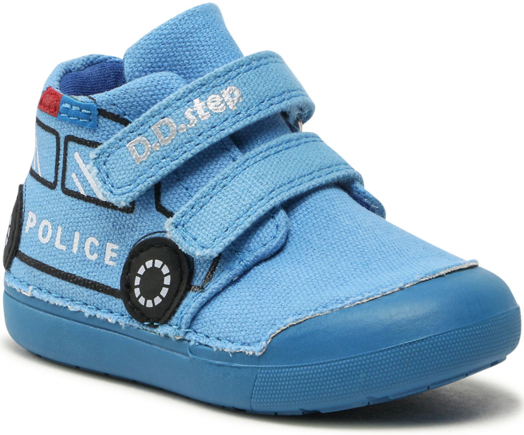 D.D.Step C066 135B policie barefoot modré