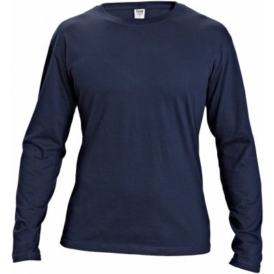 Cerva Bavlněné tričko CAMBON s dlouhým rukávem UNISEX - navy - tmavě modrá – Zboží Mobilmania