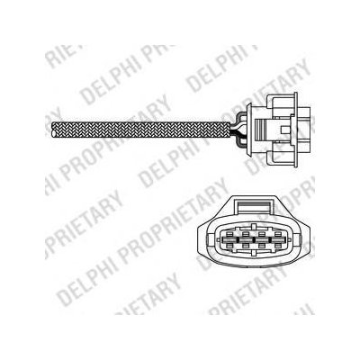 DELPHI Lambda sonda DF ES20283-12B1 | Zboží Auto