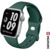 Řemínek k chytrým hodinkám SWISSTEN SILICONE BAND FOR APPLE WATCH 38 / 40 / 41 mm GREEN 46000106