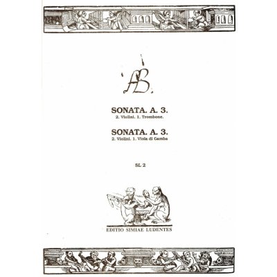 SONATA A.3.A568 + A636 by Antonio Bertali / 2 housle, pozoun violoncello + varhany – Hledejceny.cz