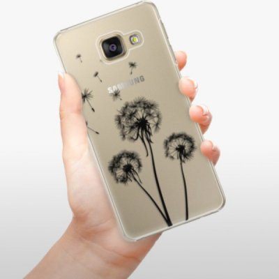 Pouzdro iSaprio Three Dandelions Samsung Galaxy A3 2016 černé – Zboží Mobilmania