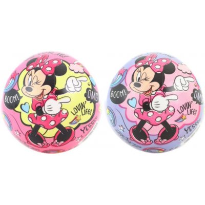 LAMPS Míč Disney Minnie růžový fialový 14 cm – Zbozi.Blesk.cz