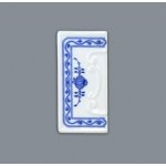 Cibulák číslo na dům rámeček reliéfní 11 cm originální cibulákový porcelán Dubí, cibulový vzor, – HobbyKompas.cz