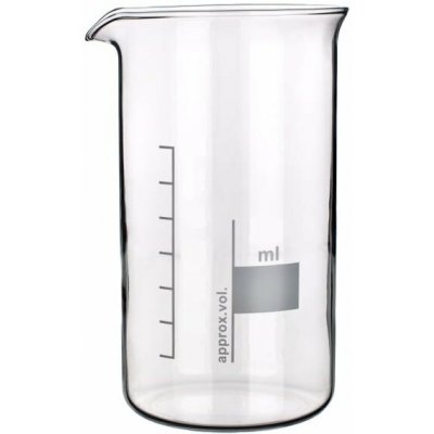 Laboratorní skleněná kádinka 400 ml, vysoký tvar SIMAX – Hledejceny.cz