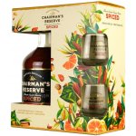 Chairman's Reserve Spiced 40% 0,7 l (dárkové balení 2 skleničky) – Hledejceny.cz